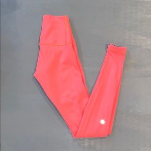 LULULEMON LONG PANT SIZE 2 coral